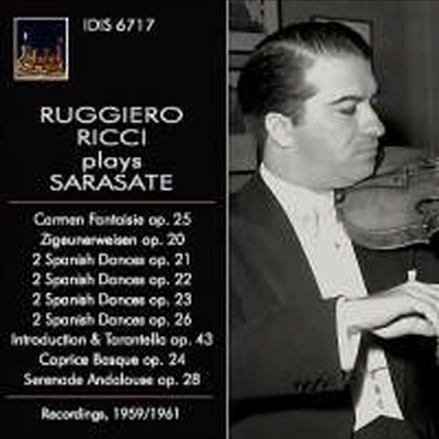 사라사테: 카르멘 환상곡, 치고이네르바이젠 & 스페인 무곡 (Sarasate: Carmen Fantasy, Zigeunerweisen & Spanish Dances)(CD) - Ruggiero Ricci