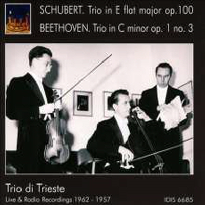 슈베르트: 피아노 삼중주 2번 & 베토벤: 피아노 삼중주 3번 (Schubert: Piano Trio No.2 & Beethoven: Piano Trio No.3)(CD) - Trio di Trieste