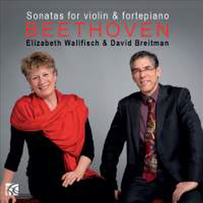 베토벤: 바이올린 소나타 6번 - 10번 (Beethoven: Violin Soantas Nos.6 - 10) (2CD) - Elizabeth Wallfisch (violin)