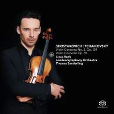 쇼스타코비치 &amp; 차이코프스키: 바이올린 협주곡 (Shostakovich &amp; Tchaikovsky: Violin Concertos) (SACD Hybrid) - Linus Roth