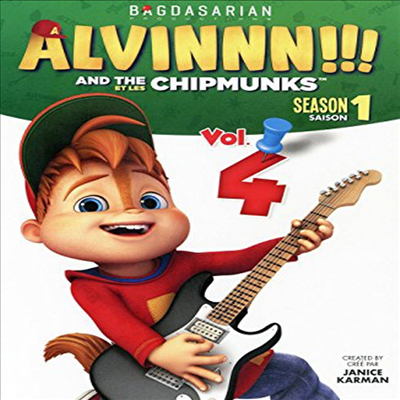 Alvin & The Chipmunks: Season 1 - Vol 4 (앨빈과 슈퍼밴드)(지역코드1)(한글무자막)(DVD)