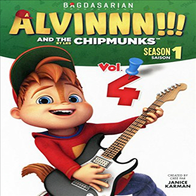 Alvin &amp; The Chipmunks: Season 1 - Vol 4 (앨빈과 슈퍼밴드)(지역코드1)(한글무자막)(DVD)