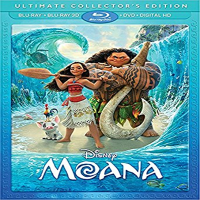 Moana (모아나) (한글무자막)(Blu-ray+DVD)(3D)