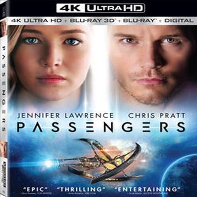 Passengers (패신저스) (2016) (한글자막)(4K Ultra HD + Blu-ray 3D + Blu-ray + Digital)