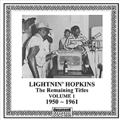 Lightnin&#39; Hopkins - Remaining Titles Vol. 1 1950-1961 (CD)