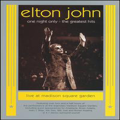 Elton John - One Night Only : The Greatest Hits Live (지역코드1)(DVD)