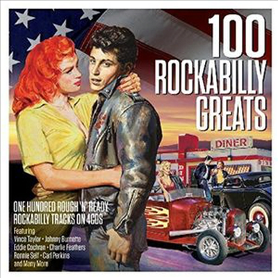 Various Artists - 100 Rockabilly Greats (4CD Box Set)