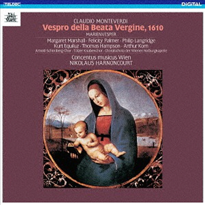 몬테베르디: 성모 마리아의 저녁 기도 (Monteverdi : Vespro Della Beata Vergine - 1986 Recordong) (2CD)(일본반) - Nikolaus Harnoncourt