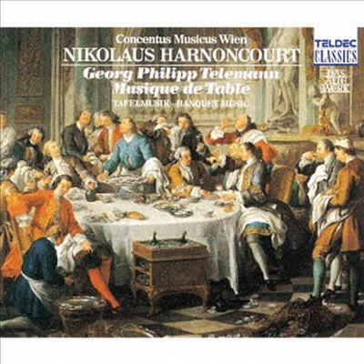 텔레만: 식탁음악 (Telemann: Tafelmusik) (4CD)(일본반) - Nikolaus Harnoncourt