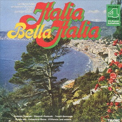 Werner Muller &amp; His Orchestra - Italia. Bella Italia (Remastered)(일본반)(CD)