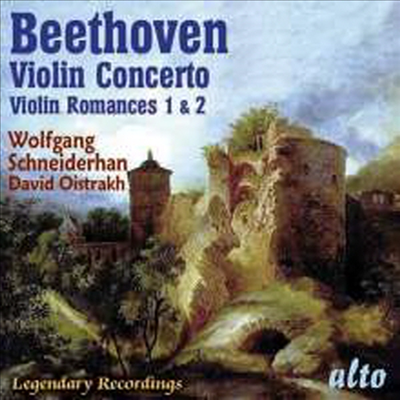 베토벤: 바이올린 협주곡, 로망스 1, 2번 (Beethoven: Violin Concerto, Romance No.1 & 2)(CD) - Wolfgang Schneiderhan