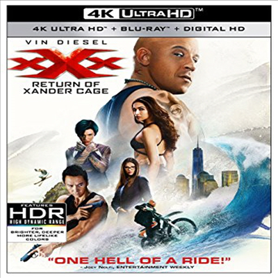 xXx: Return Of Xander Cage (트리플 엑스 리턴즈) (2017) (한글무자막)(4K Ultra HD + Blu-ray + Digital HD)