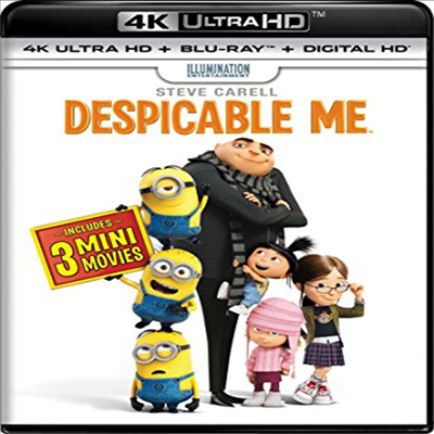 Despicable Me (슈퍼배드) (2010) (한글무자막)(4K Ultra HD + Blu-ray + Digital HD)
