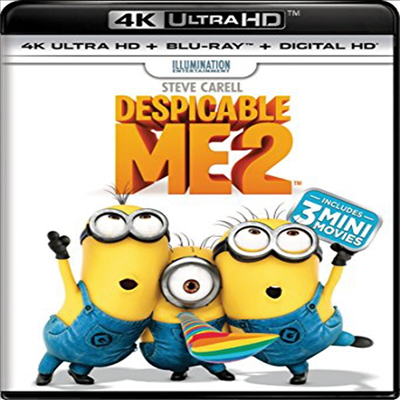 Despicable Me 2 (슈퍼배드 2) (2013) (한글무자막)(4K Ultra HD + Blu-ray + Digital HD)