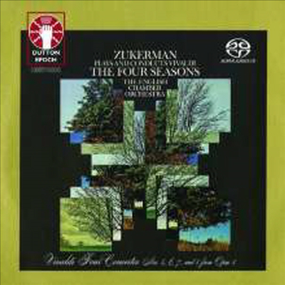 비발디: 사계 &amp; 바이올린 협주곡 5번 - 8번 (Vivaldi: The Four Seasons &amp; Violin Concertos Nos.5 - 8) (SACD Hybrid) - Pinchas Zukerman