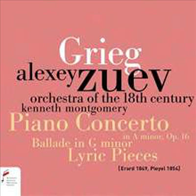 그리그: 피아노 협주곡 & 서정 모음곡 (Grieg: Piano Concerto In A Minor, Op. 16 & Lyric Pieces)(CD) - Alexey Zuev