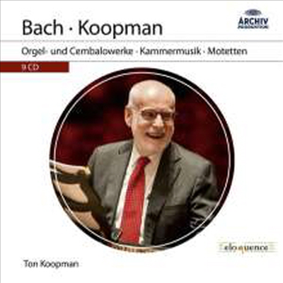 톤 코프만 - 바흐: 오르간, 하프시코드 협주곡, 실내악, 모테트 (Ton Koopman - Bach: Organ & Chamber Music, Harpsichord Concertos & Motets) (9CD Boxset) - Ton Koopman