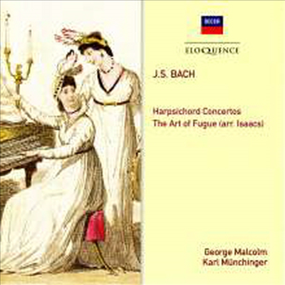 Bach: Art Of Fugue / 바흐: 푸가의 기법, 하프시코드 협주곡 1, 2번 (Bach: Art Of Fugue, Harpsichord Concertos No.1 & 2) (2CD) - Karl Munchinger