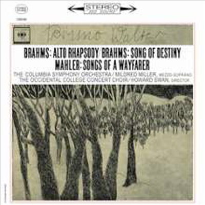 브람스: 알토 랩소디 & 말러: 방황하는 젊은이의 노래 (Brahms: Alt-Rhapsodie Op.53 & Mahler: Lieder Eines Fahrenden Gesellen) (180g)(LP) - Bruno Walter