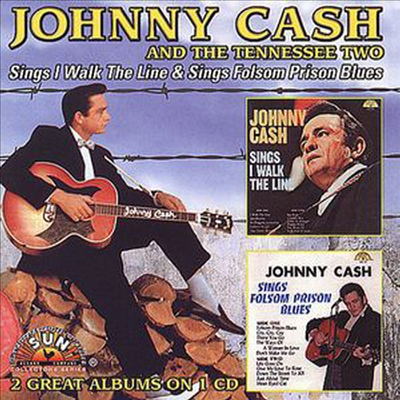 Johnny Cash - Sings I Walk The Line / Sings Folsom Prison Blues (CD)
