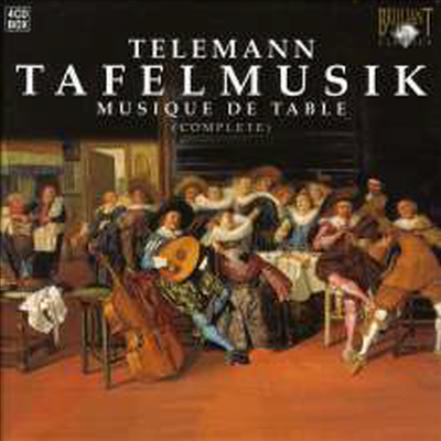 텔레만 : 식탁음악 전곡집 (Telemann : Tafelmusik) (4CD) - Pieter-Jan Belder