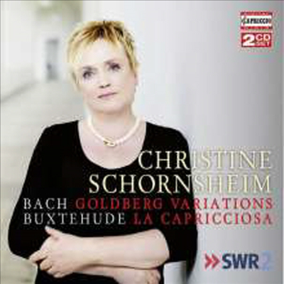 북스테후데: 아리아 '라 카프리치오사', 바흐: 골드베르크 변주곡 (Buxtehude: Aria 'La Capricciosa', Bach: Goldberg-Variation) (2CD) - Christine Schornsheim