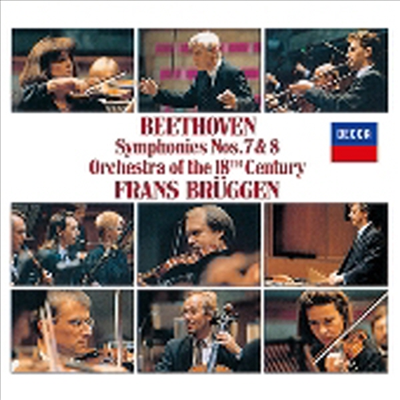 베토벤: 교향곡 7, 8번 (Beethoven: Symphony No.7 & 8) (Tower Records Ltd. Ed)(일본반)(CD) - Frans Bruggen