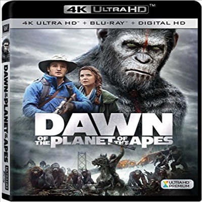 Dawn Of The Planet Of The Apes (혹성탈출: 반격의 서막) (2014) (한글무자막)(4K Ultra HD + Blu-ray + Digital HD)