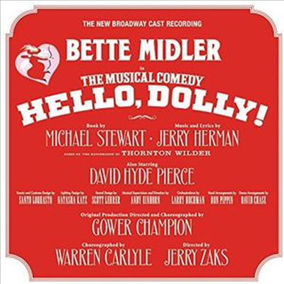 Bette Midler - Hello Dolly! (헬로 돌리) (New Broadway Cast Recording)(CD)