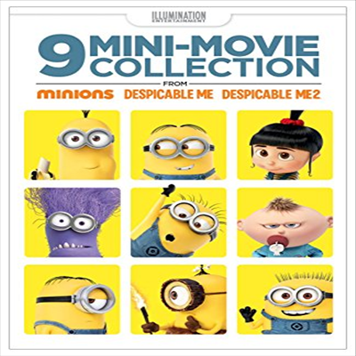 Illumination 9 Mini-Movie Collection (From Minions / Despicable Me / Despicable Me 2) (9 미니 무비 컬렉션)(지역코드1)(한글무자막)(DVD)