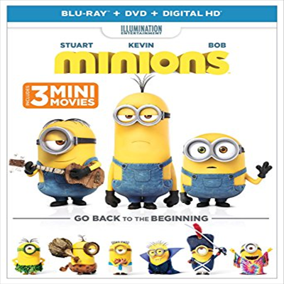 Minions (미니언즈)(한글무자막)(Blu-ray+DVD)