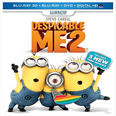 Despicable Me 2 (슈퍼배드 2)(한글무자막)(Blu-ray 3D+Blu-ray)