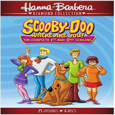 Scooby-Doo Where Are You: The Complete Seasons 1 & 2 (스쿠비 두 어딨니: 시즌 1 & 2)(지역코드1)(한글무자막)(4DVD)