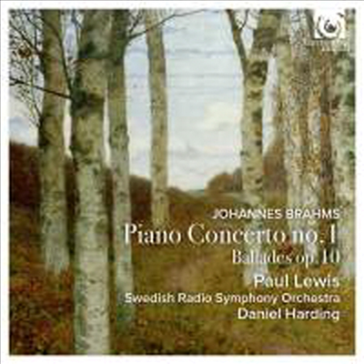 브람스: 피아노 협주곡 1번 &amp; 4개의 발라드 (Brahms: Piano Concerto No.1 In D Minor, Op. 15 &amp; Ballades 4 Op. 10)(CD) - Paul Lewis