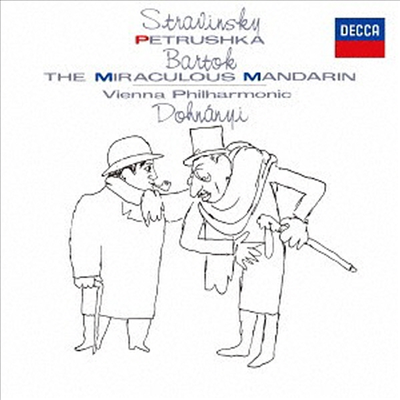 스트라빈스키: 페트루슈카, 바르톡: 중국의 이상한 관리 (Stravinsky: Petrushka, Bartok: The Miraculous Mandarin) (SHM-CD)(일본반) - Christoph Von Dohnanyi