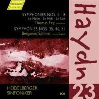하이든: 교향곡 6-8번, 35, 46, 51번 (Haydn: Symphony No.6-8,35,46,51) (2CD) - Thomas Fey