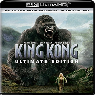 King Kong - Ultimate Edition (킹콩) (2005) (한글무자막)(4K Ultra HD + Blu-ray + Digital HD)