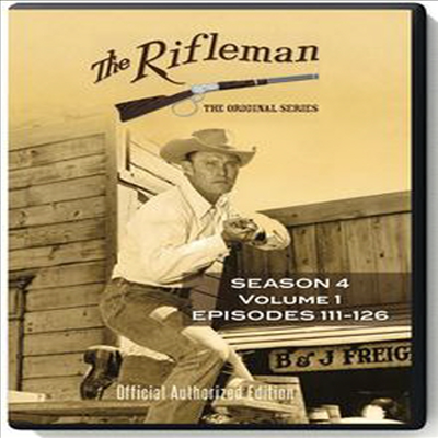 Rifleman: Season 4 - Vol 1 - Episodes 111 - 126 (라이플맨)(지역코드1)(한글무자막)(DVD)