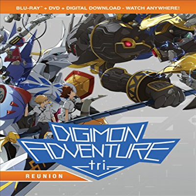 Digimon Adventure Tri: Reunion (디지몬 어드벤처 트라이) (한글무자막)(Blu-ray + DVD + Digital Download)