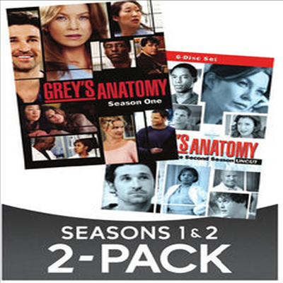 Grey's Anatomy: Season 1 & Season 2 (그레이 아나토미)(지역코드1)(한글무자막)(DVD)