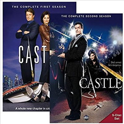 Castle: Season 1 &amp; Season 2 (캐슬)(지역코드1)(한글무자막)(DVD)