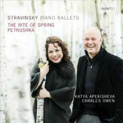 스트라빈스키: 페트로슈카, 봄의 제전 - 4손의 피아노 편곡반 (Stravinsky: Petrushka & Rite of Spring - Arr. for 4 Hands Piano Ballets) - Katya Apekisheva