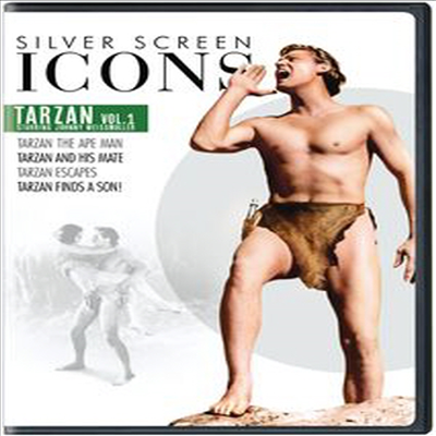 Silver Screen Icons: Johnny Weissmuller As Tarzan - Volume 1 (조니 와이즈뮬러 - 타잔)(지역코드1)(한글무자막)(2DVD)