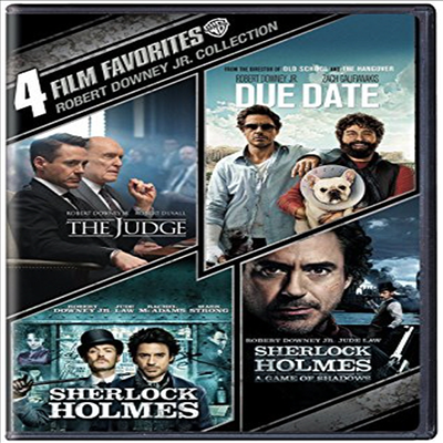 4 Film Favorites: Robert Downey Jr (로버트 다우니 주니어 4 필름 컬렉션)(지역코드1)(한글무자막)(DVD)