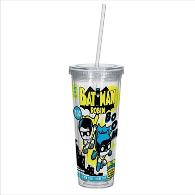 Funko - (펀코)Funko Acrylic Cup: Dc - Batman/Robin Comic (아크릴컵)(배트맨/로빈)