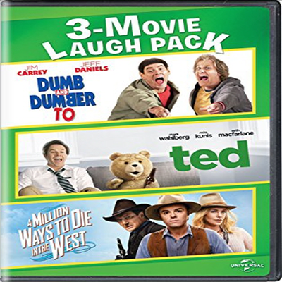 Dumb & Dumber To / Ted / Million Ways To Die In (덤 앤 더머 투/19곰 테드/밀리언 웨이즈 투 다이 인)(지역코드1)(한글무자막)(DVD)