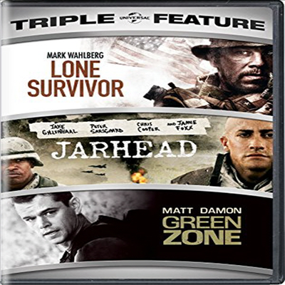 Lone Survivor / Jarhead / Green Zone (론 서바이버/지하드/그린 존)(지역코드1)(한글무자막)(DVD)