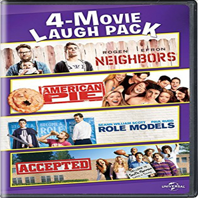 Neighbors / American Pie / Role Models / Accepted (네이버스/아메리칸 파이/사람 만들기/억셉티드)(지역코드1)(한글무자막)(DVD)