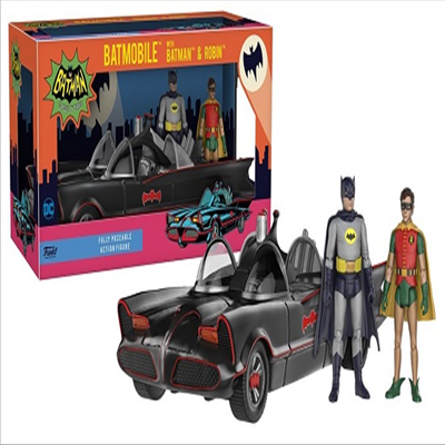 Funko - (펀코)Funko Action Figure: Dc Heroes - 1966 Batmobile Vehicle (디씨 히어로즈)(배트맨과 로빈)(1966 배트 모빌 자동차)