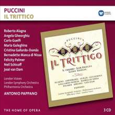 푸치니: 삼부작 (Puccini: Il Tabarro, Gianni Schicchi, Sour Angelica) (3CD) - Antonio Pappano